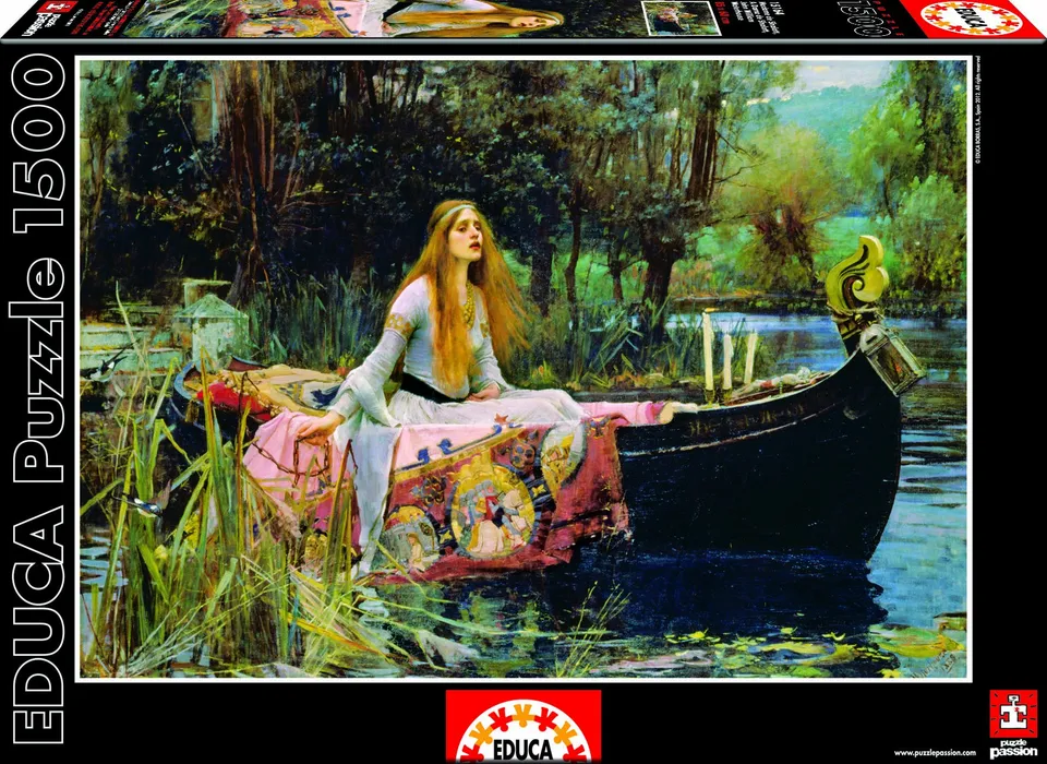 educa-15164-lady-of-shalott-puzzle-1500-teile-kunst image 1