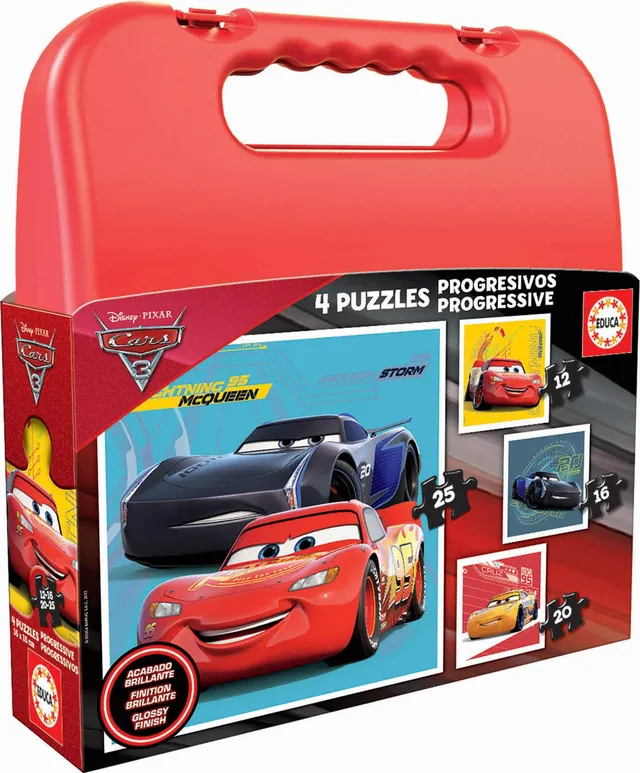 educa-cars-3-puzzlekoffer-kinderpuzzle-4x12-25-teile-ab-3-jahren image 1