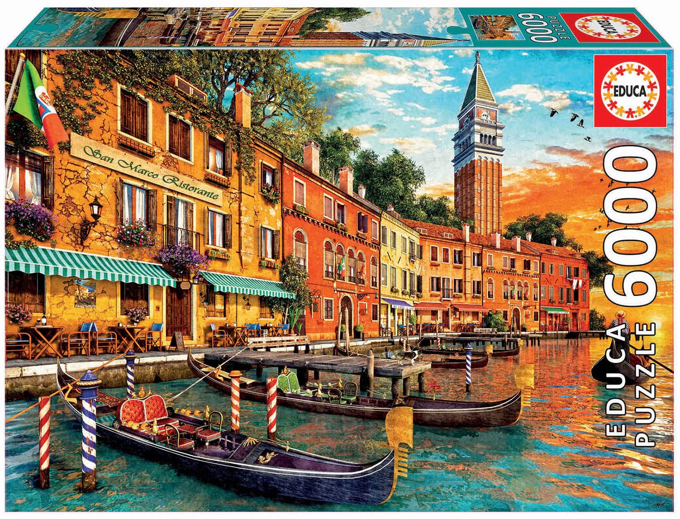 educa-19286-sonnenuntergang-san-marco-puzzle-6000-teile-156x107-cm image 1