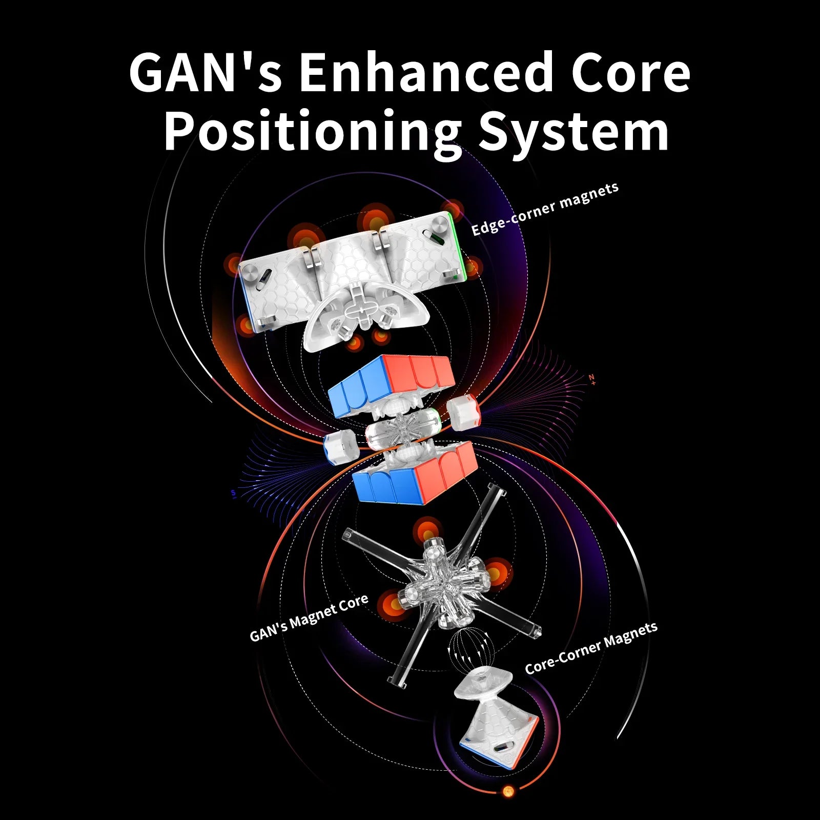 gan-11-m-pro-speedcube-3x3-magnetisch-uv-coated-stickerless image 3