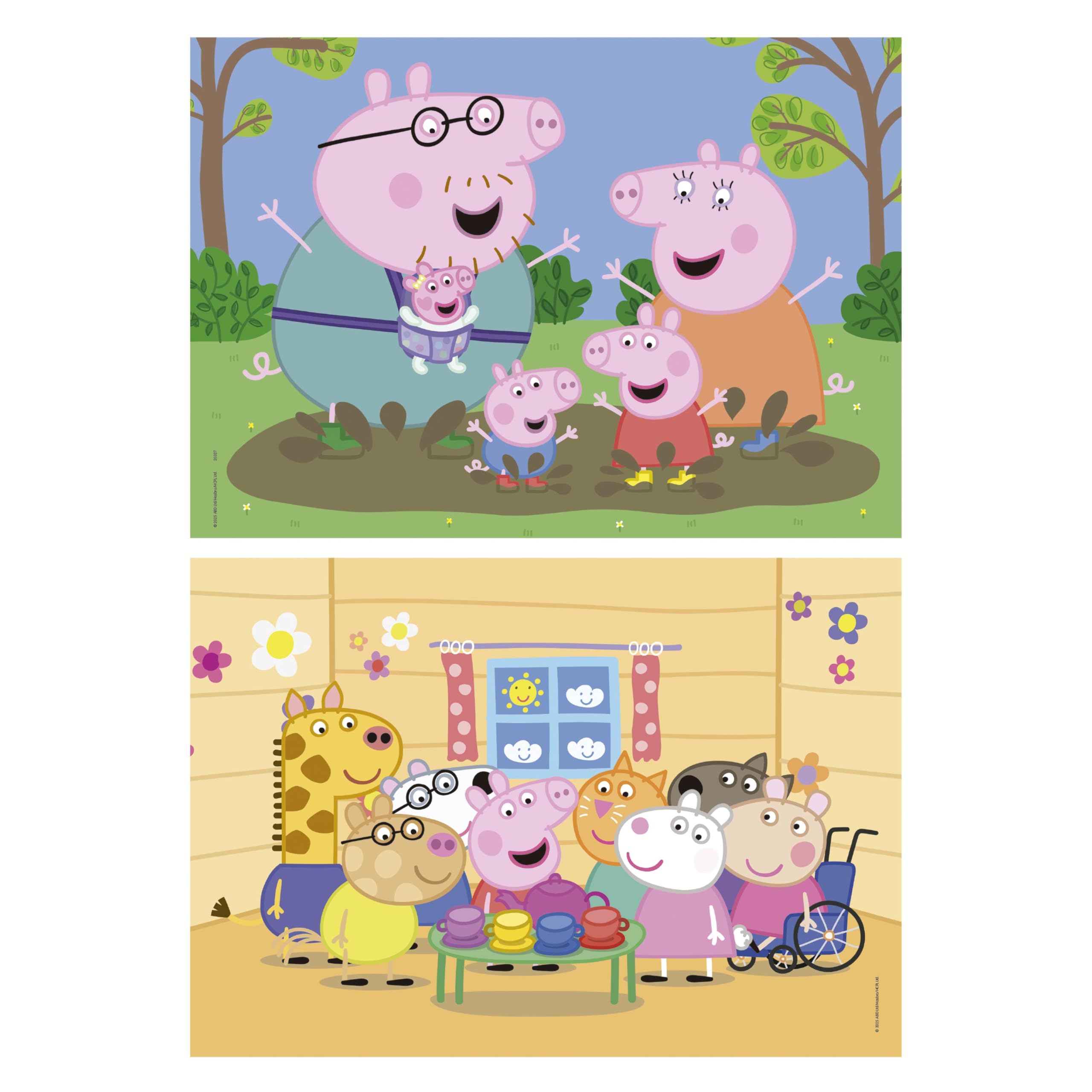educa-peppa-pig-20327-kinderpuzzle-2x48-teile-ab-4-jahren image 2