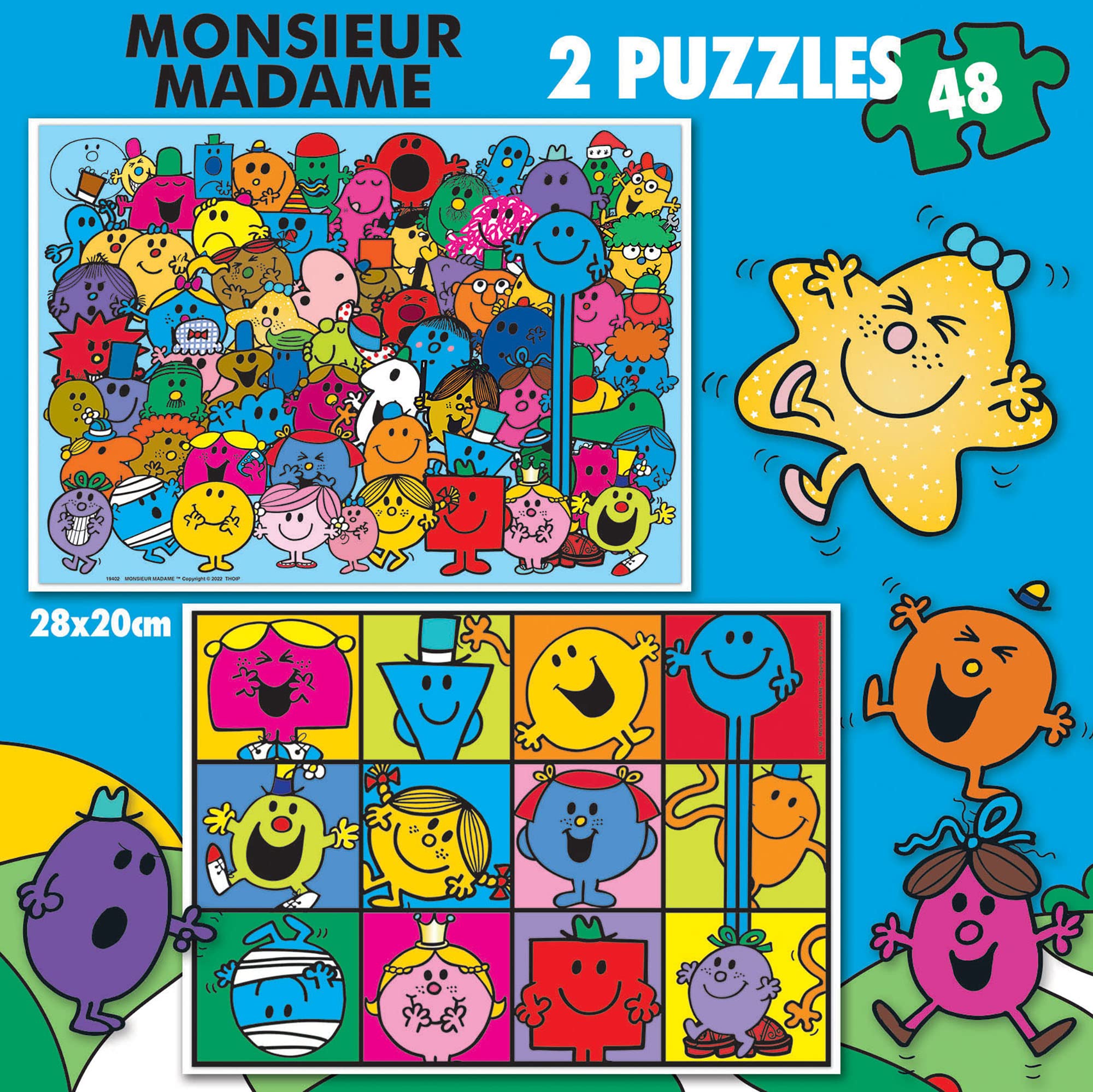 educa-19402-monsieur-madame-puzzle-2x48-teile-ab-4-jahren image 2
