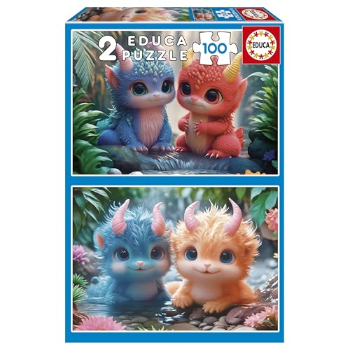 educa-entz-ckende-monster-kinderpuzzle-2x100-teile-ab-6-jahren image 7