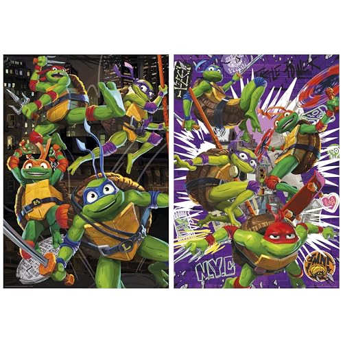 educa-ninja-turtles-19916-puzzle-2x500-teile-34x48-cm image 5