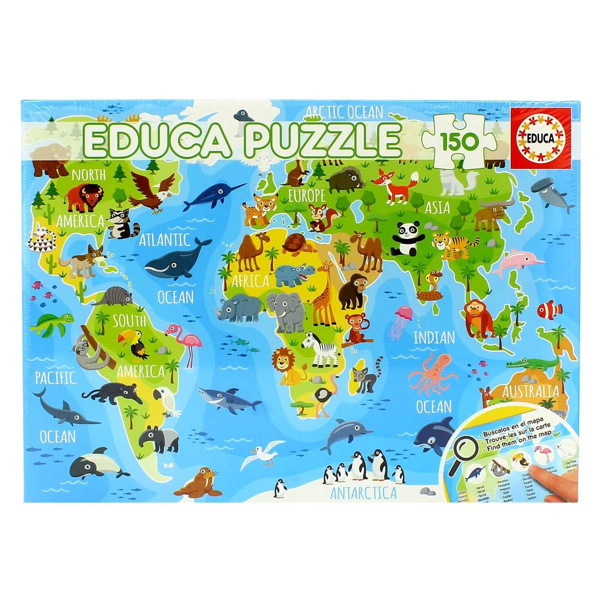 educa-weltkarte-der-monumente-150-teile-puzzle-ab-6-jahren image 6