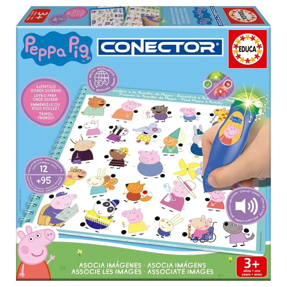 educa-conector-20218-quizspiel-peppa-pig-junior-mit-stift image 1