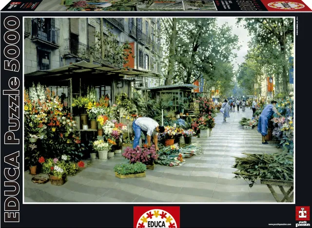 educa-16023-las-ramblas-puzzle-5000-teile-barcelona image 1