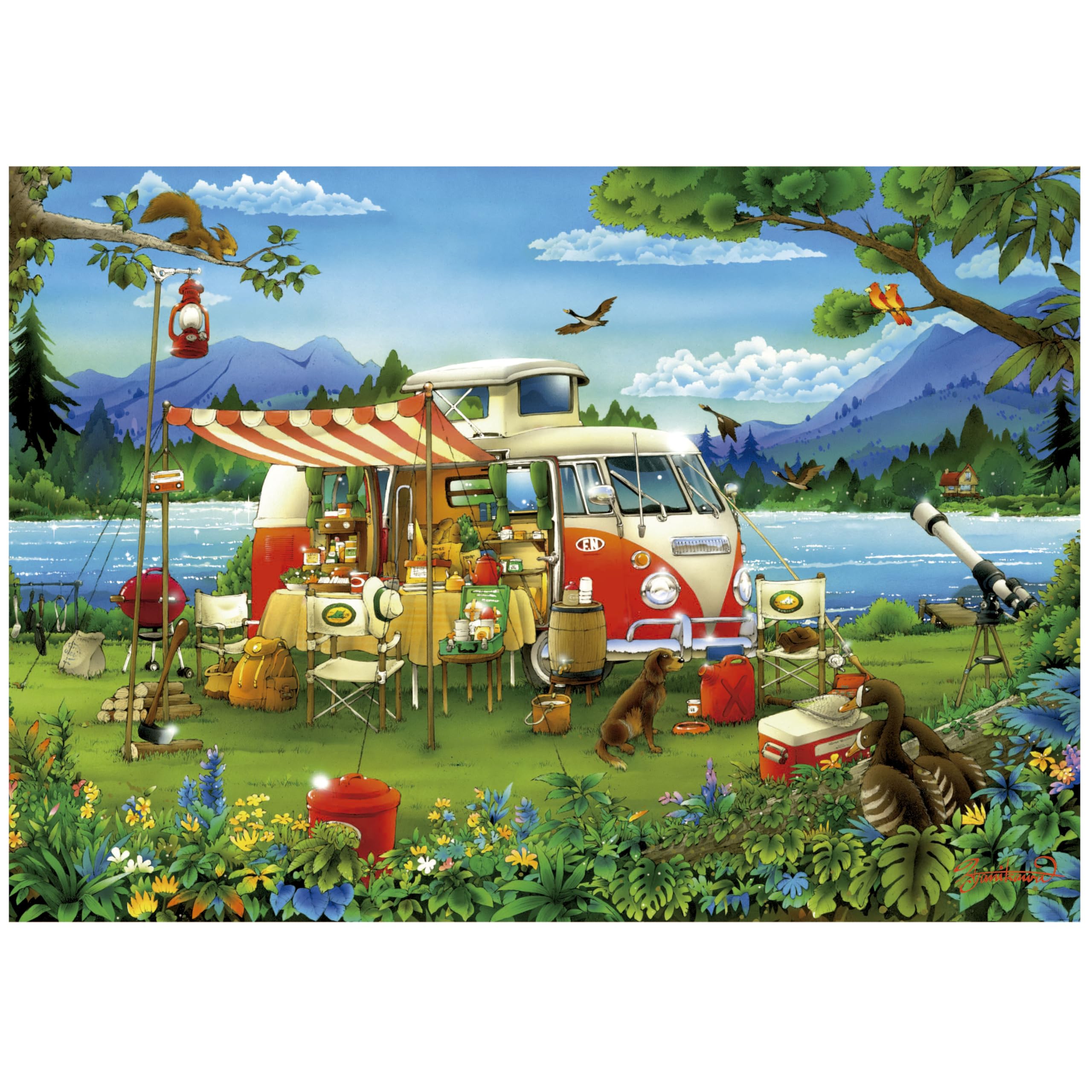educa-ferien-auf-dem-land-1000-teile-puzzle-68x48-ab-14-jahren image 3
