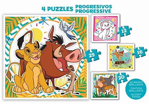 educa-19309-disney-tiere-puzzle-4in1-12-25-teile-ab-3 image 8