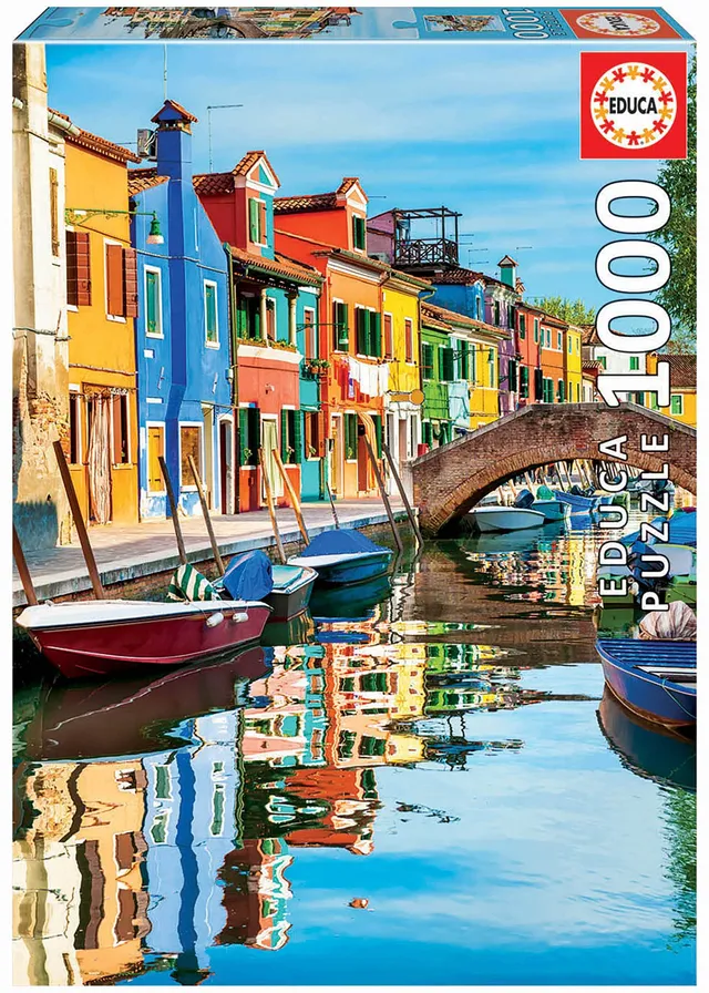 educa-19023-burano-venedig-puzzle-1000-teile-48x68-cm-mit-kleber image 1