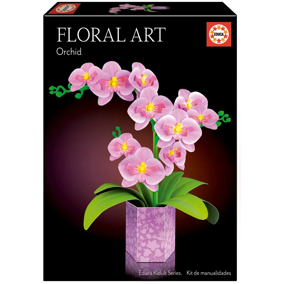 educa-floral-art-orchideen-bastelset-papierblumen-ab-14-j image 1