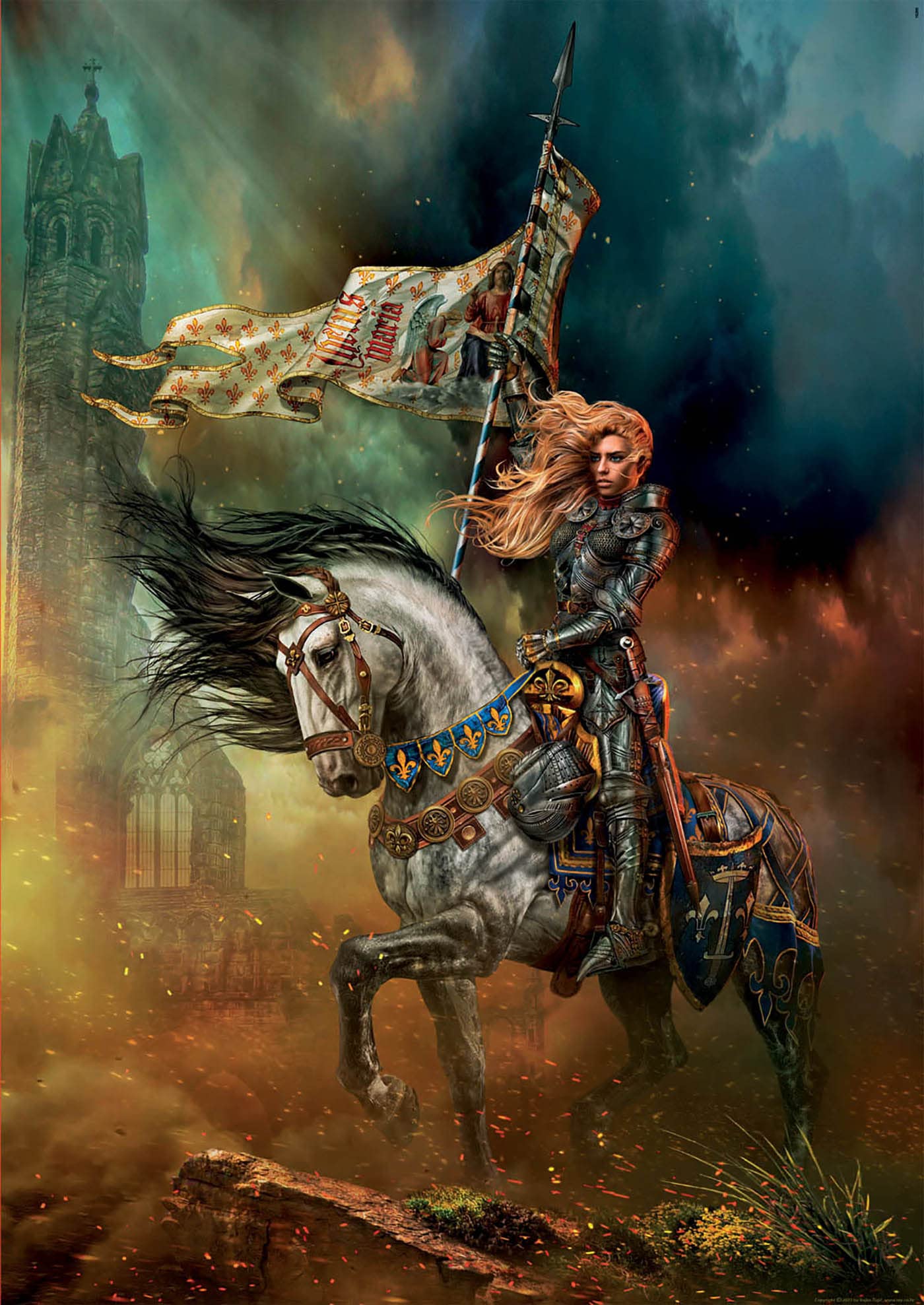 educa-19260-jeanne-d-arc-1000-teile-puzzle-68x48-cm-ab-10-jahren image 2