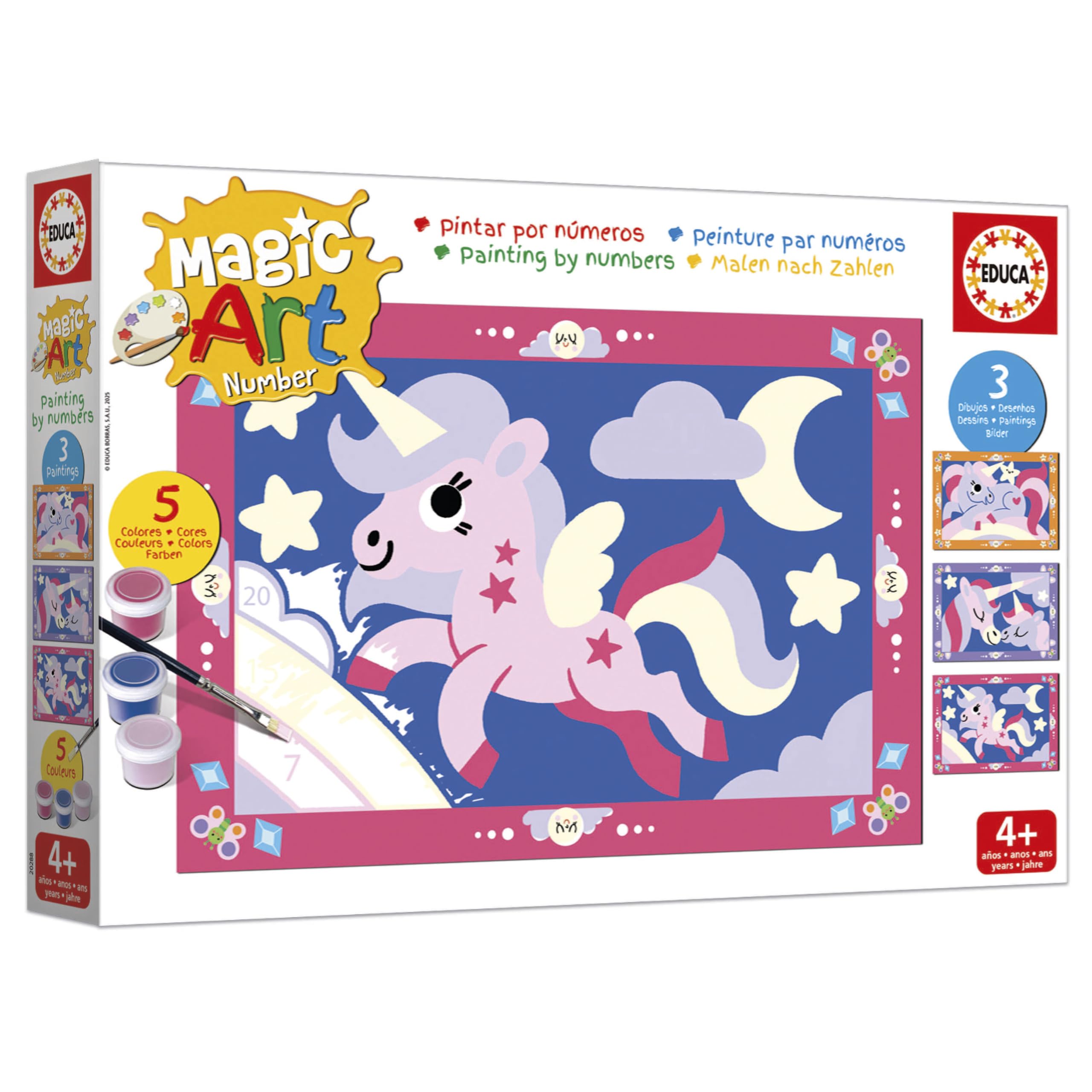 educa-magic-art-number-einhorn-malset-malen-nach-zahlen-ab-4 image 3