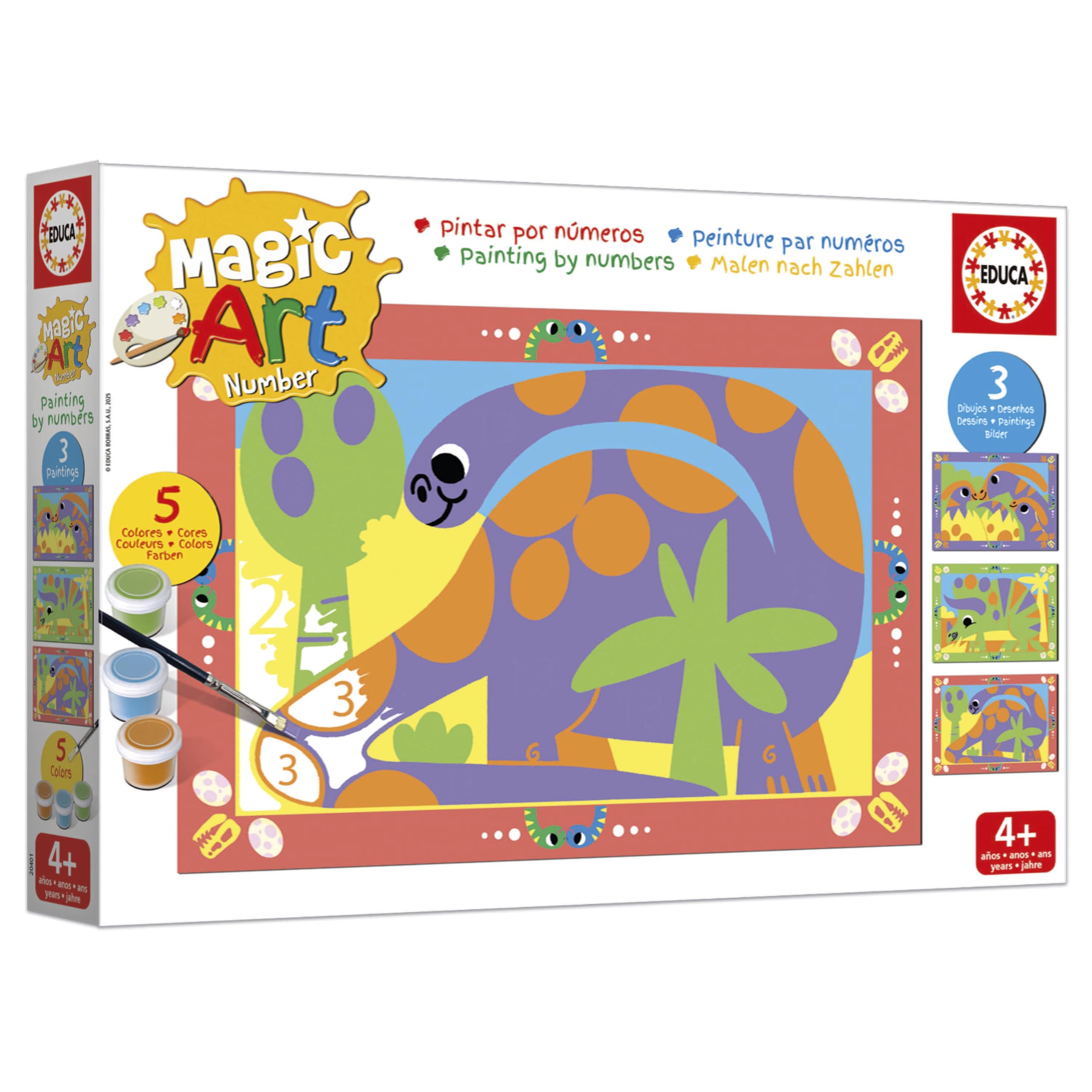 educa-20401-magic-art-dinosaurierzahlen-malset-ab-4-jahren image 3