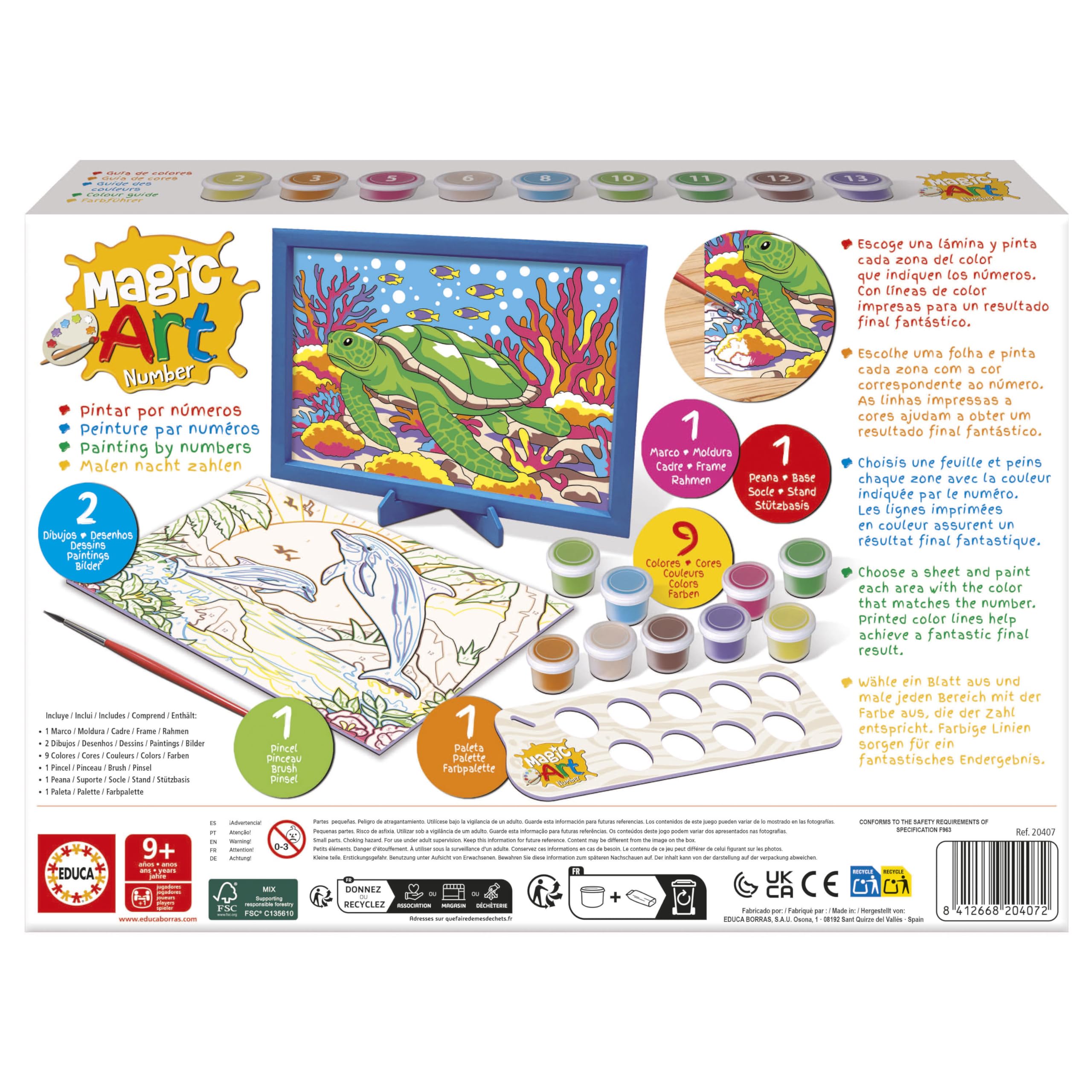 educa-magic-art-number-meerestiere-malen-nach-zahlen-ab-9-j image 4