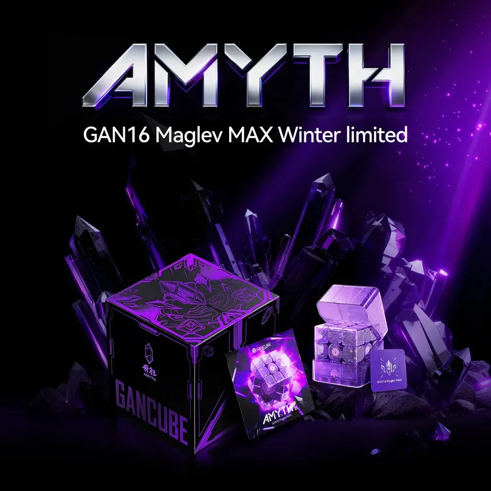 gan-16-maglev-max-amyth-speedcube-3x3-winter image 1
