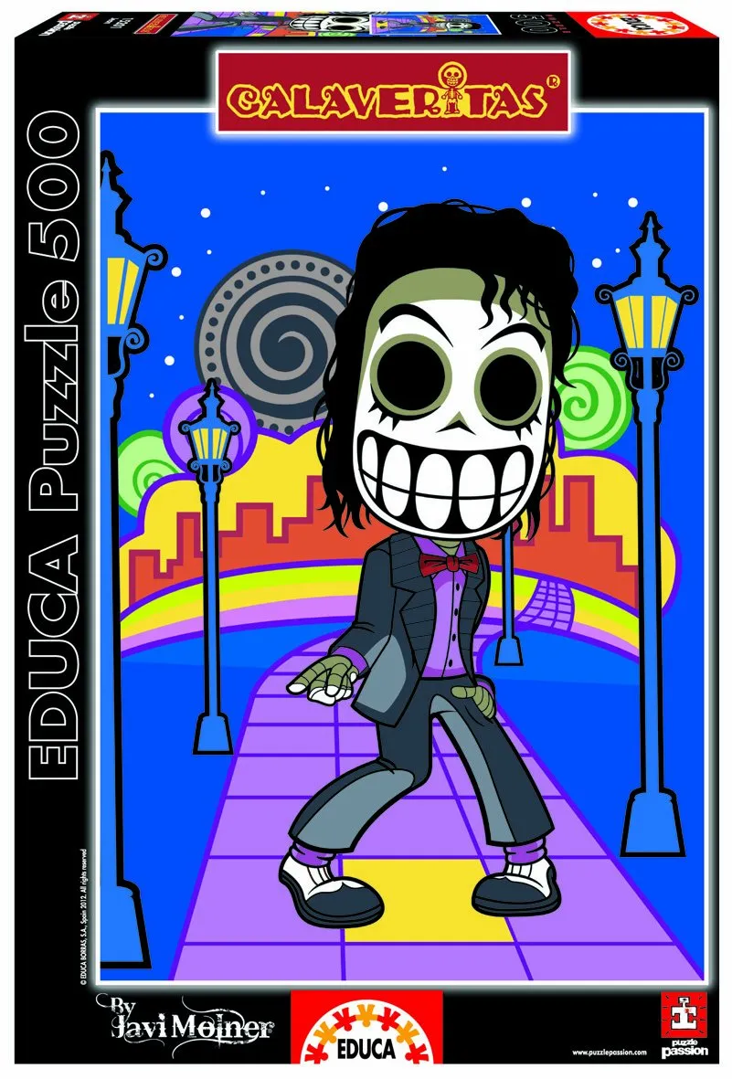 educa-15201-jean-calaveritas-puzzle-500-teile-totenkopf image 1