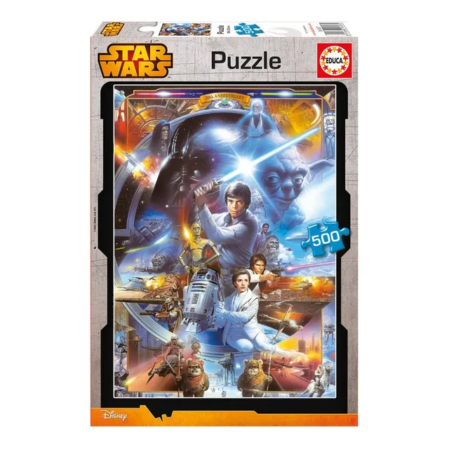 educa-16167-star-wars-puzzle-500-teile-48x34-cm-mit-kleber image 1