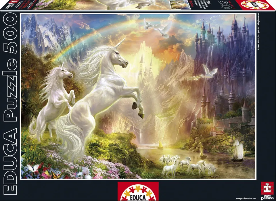 educa-15146-einh-rner-im-sonnenuntergang-puzzle-500-teile image 1