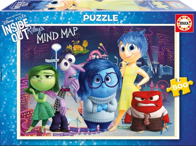 educa-16335-inside-out-puzzle-500-teile-disney-48x34-cm image 1