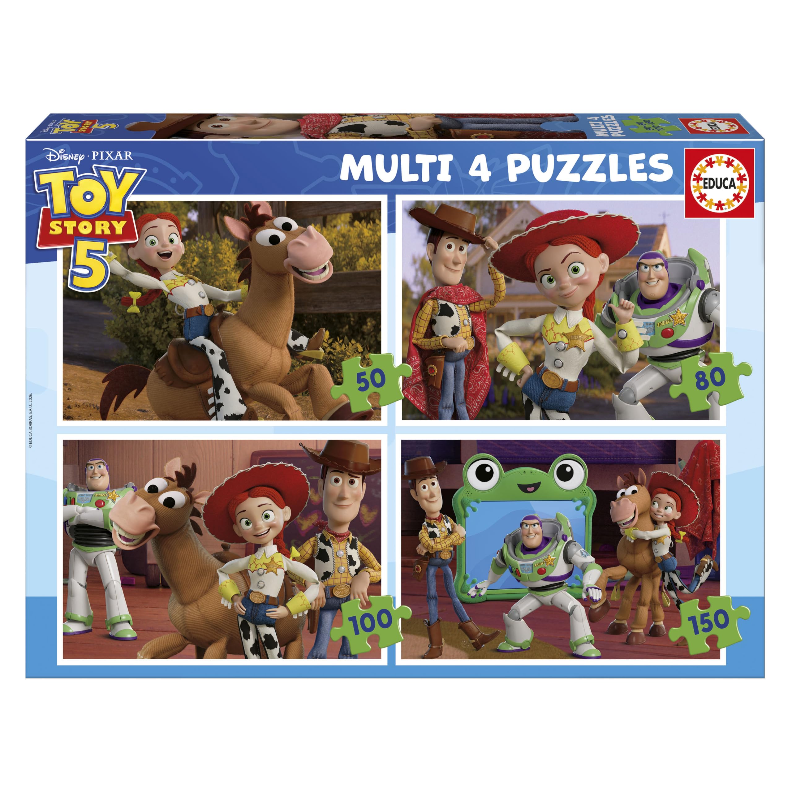 educa-peppa-pig-puzzle-set-4x-20-80-teile-28x20-cm-ab-4-jahren image 8