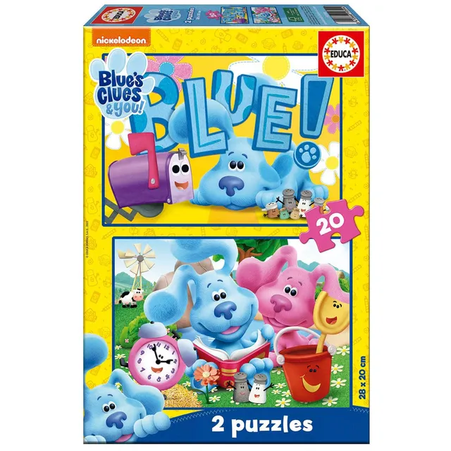 educa-spongebob-19389-kinderpuzzle-2x100-teile-ab-6 image 1