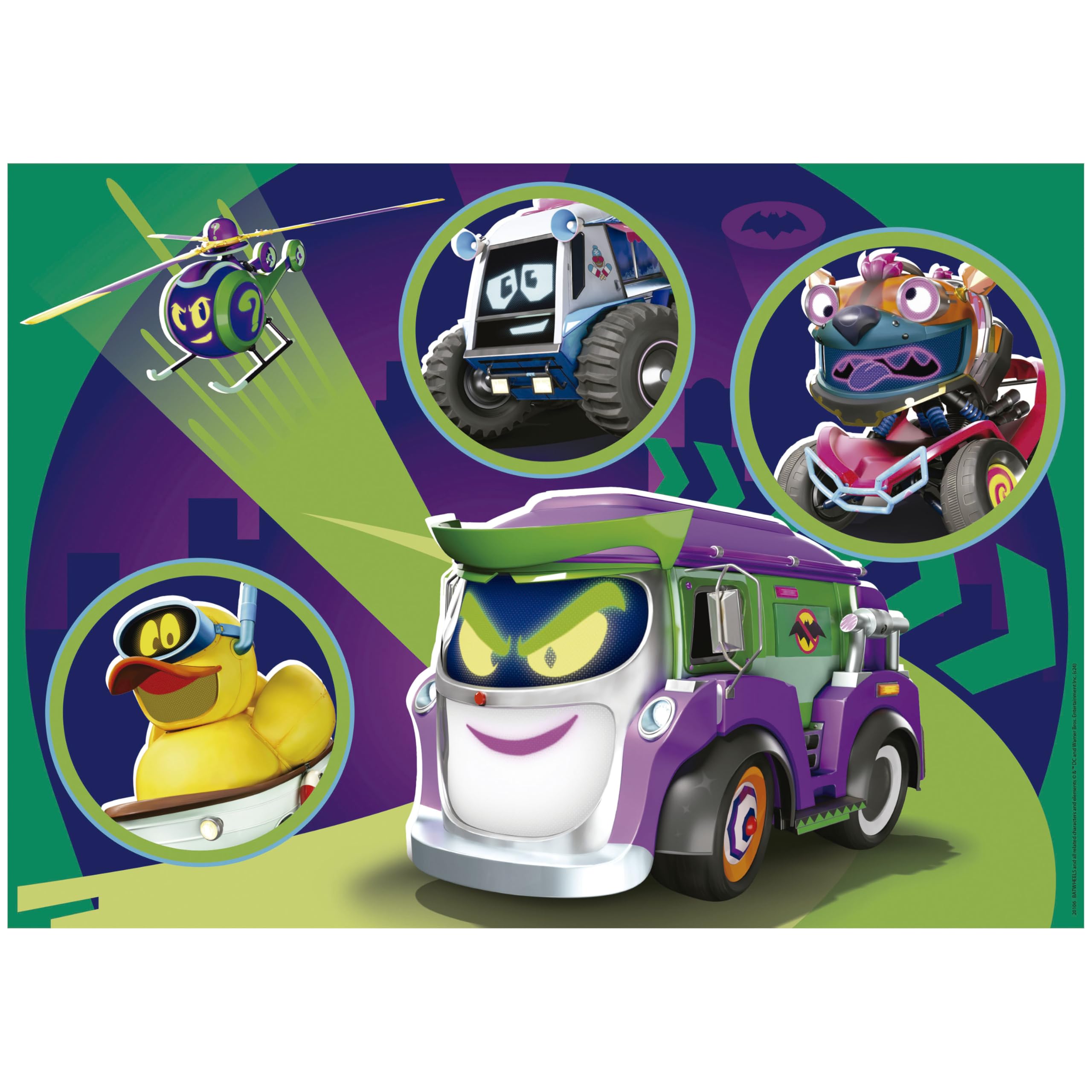 educa-batwheels-kinderpuzzle-2x48-teile-ab-4-jahren image 3