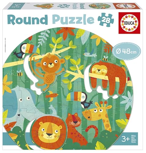 educa-dschungel-18906-rund-puzzle-28-teile-ab-3-jahren image 6