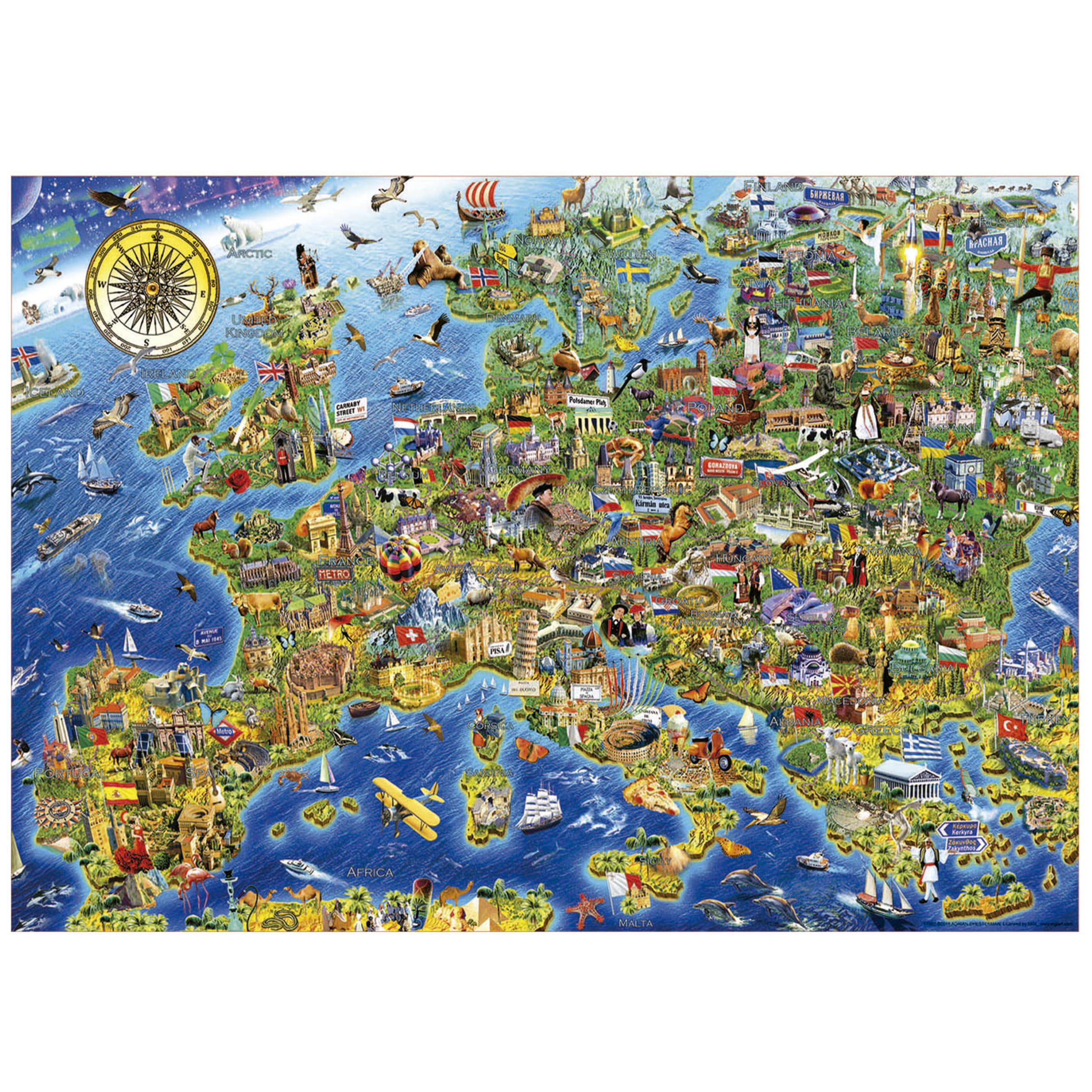 educa-verr-ckte-europakarte-17962-puzzle-500-teile-ab-11 image 2