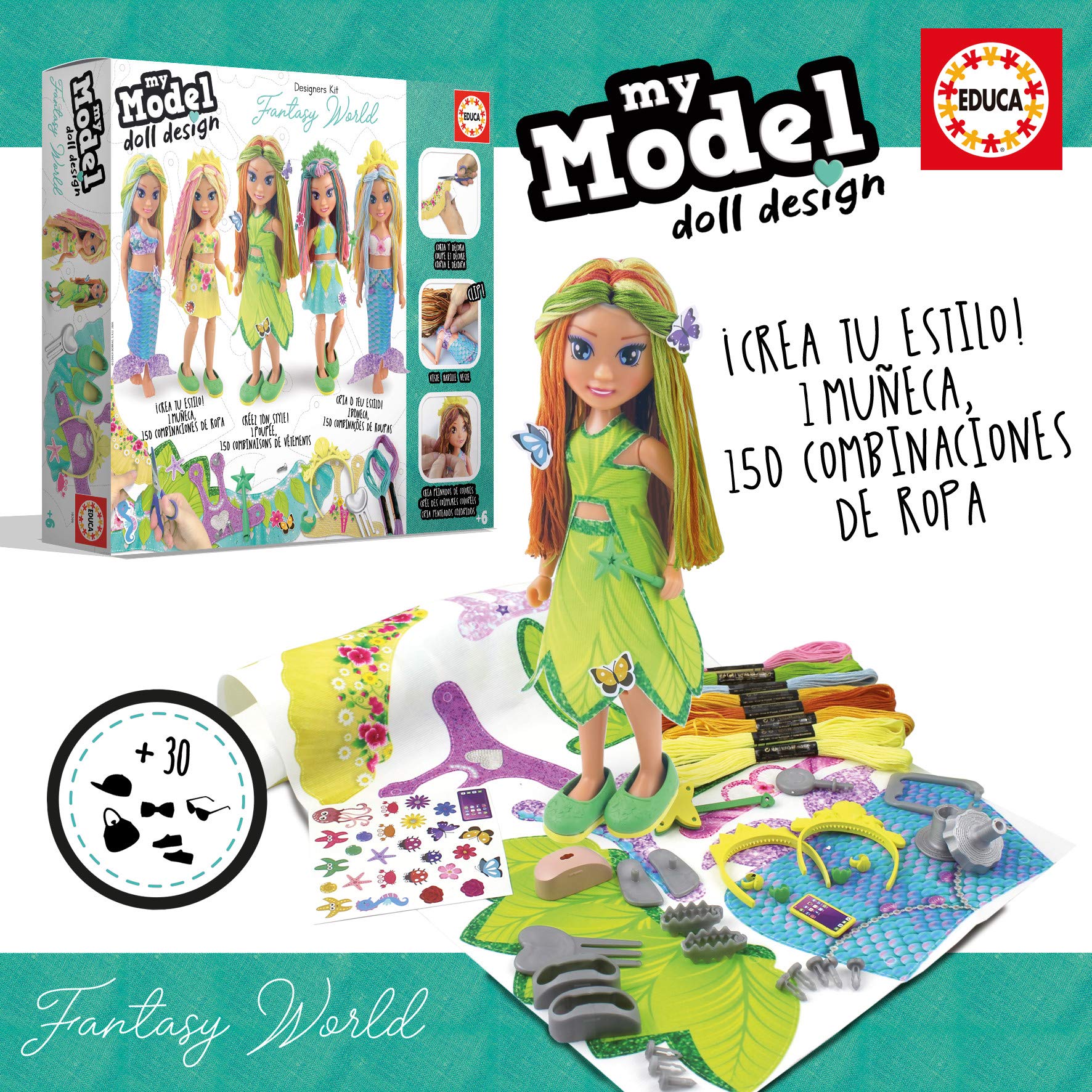 educa-my-model-doll-design-fantasy-puppe-bastelset-ab-6 image 2