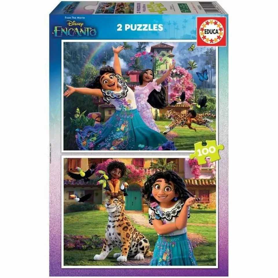educa-disney-encanto-kinderpuzzle-2x100-teile-ab-6-jahren image 1