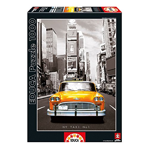 educa-14468-taxi-new-york-puzzle-1000-teile-schwarz-wei image 3