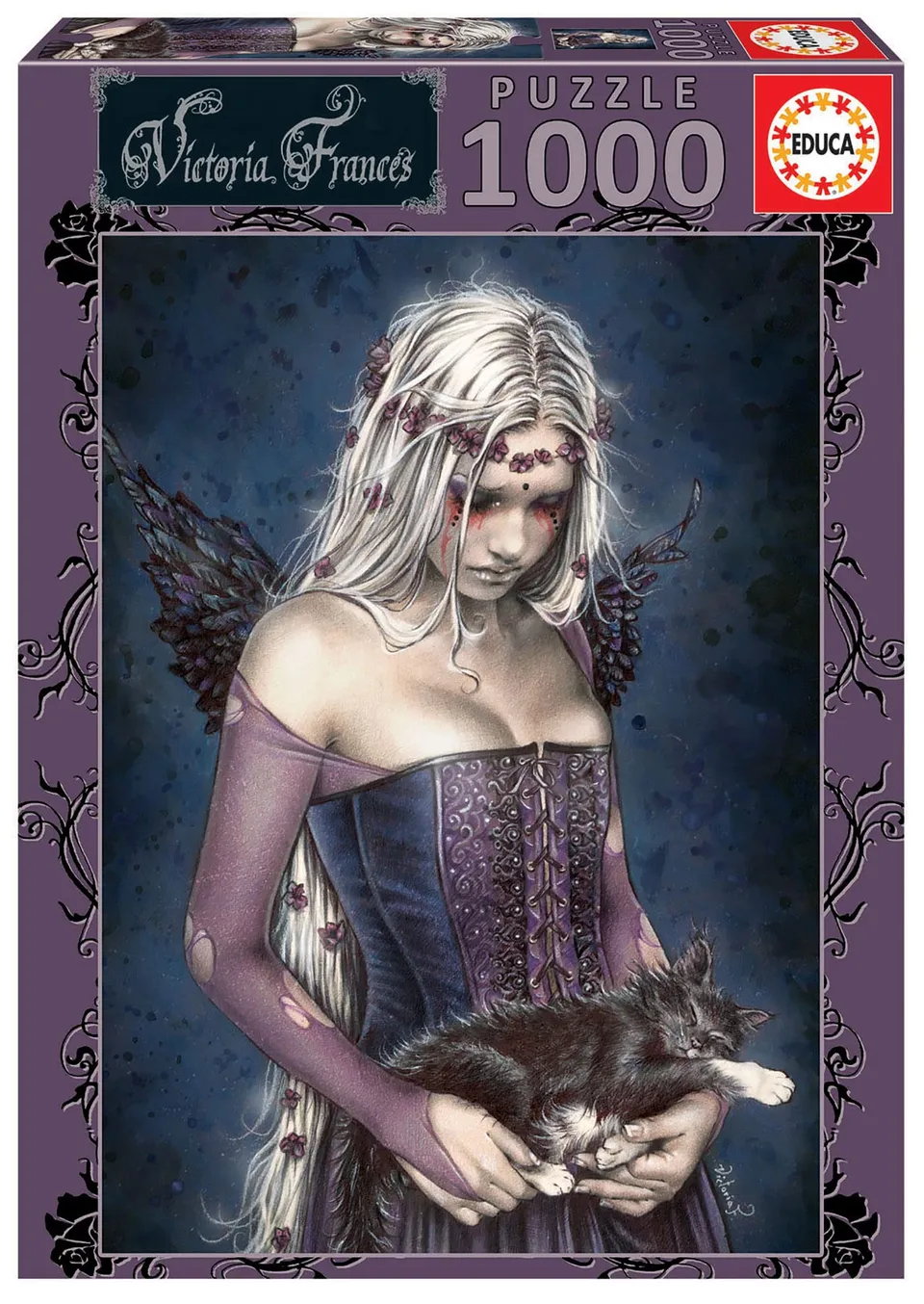 educa-angel-of-death-19027-puzzle-1000-teile-gothic image 1