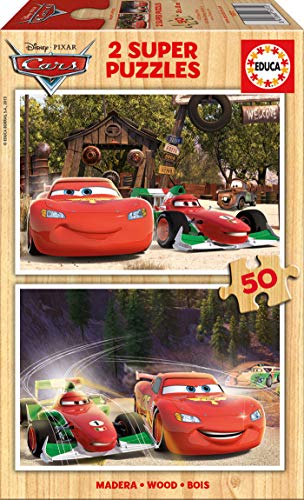 educa-16372-cars-puzzle-2x50-teile-kinder image 2