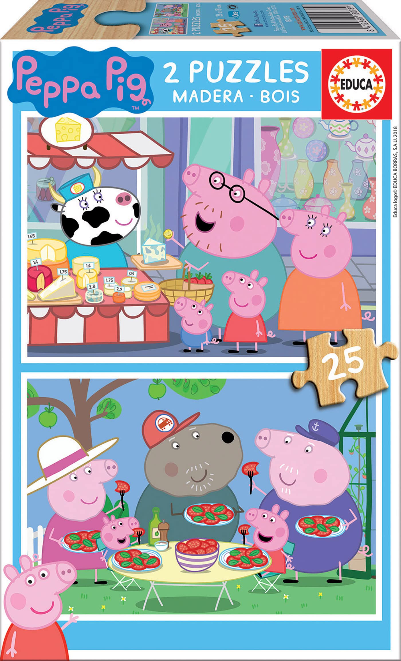 educa-peppa-wutz-18645-kinderpuzzle-4in1-20-80-teile image 8
