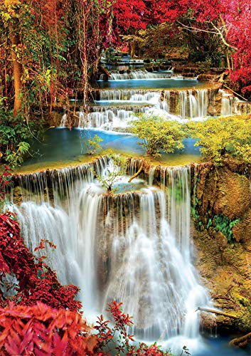 educa-wasserfall-im-wald-puzzle-1000-teile-natur image 7