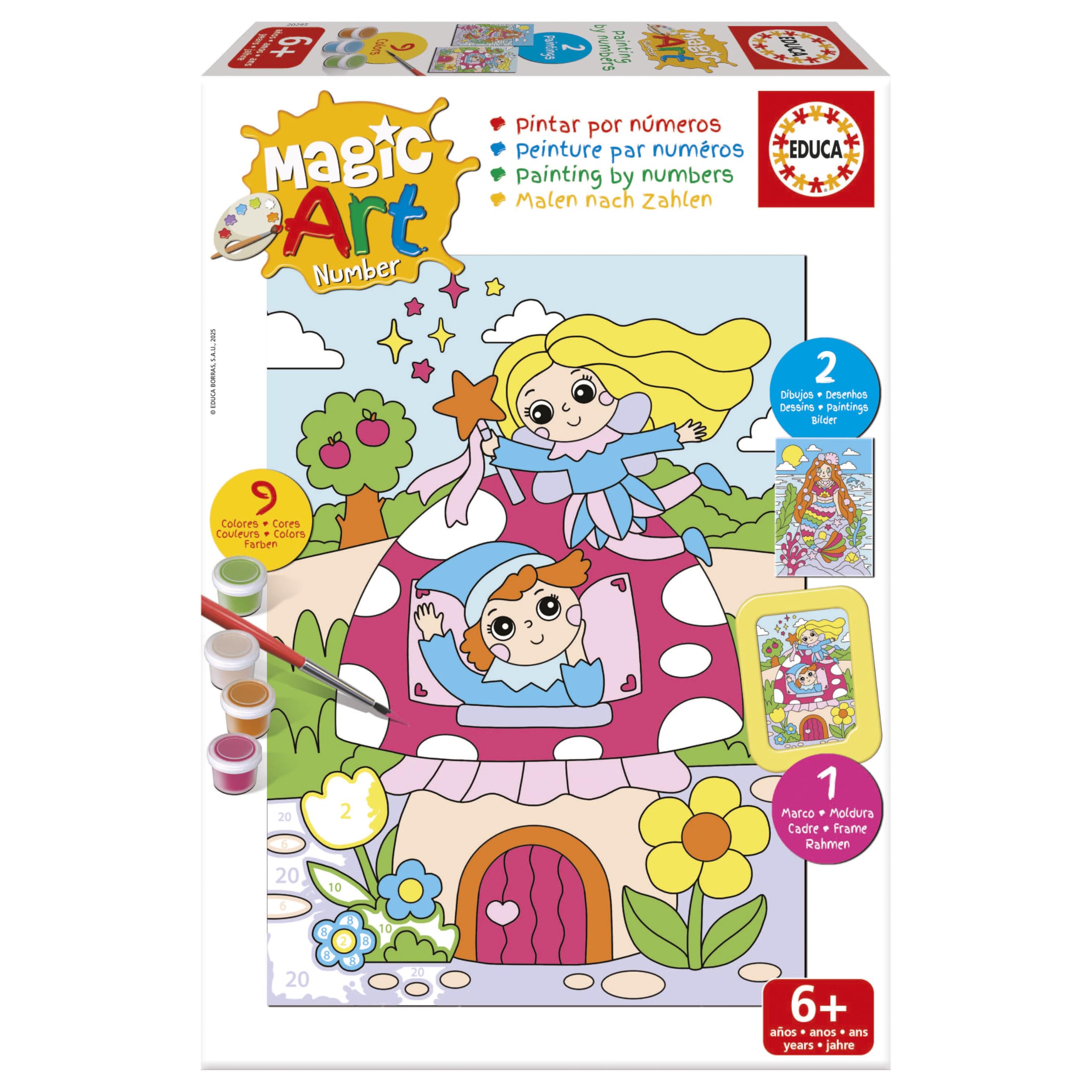 educa-magic-art-number-20295-fantasie-malen-nach-zahlen-ab-6-jahren image 1