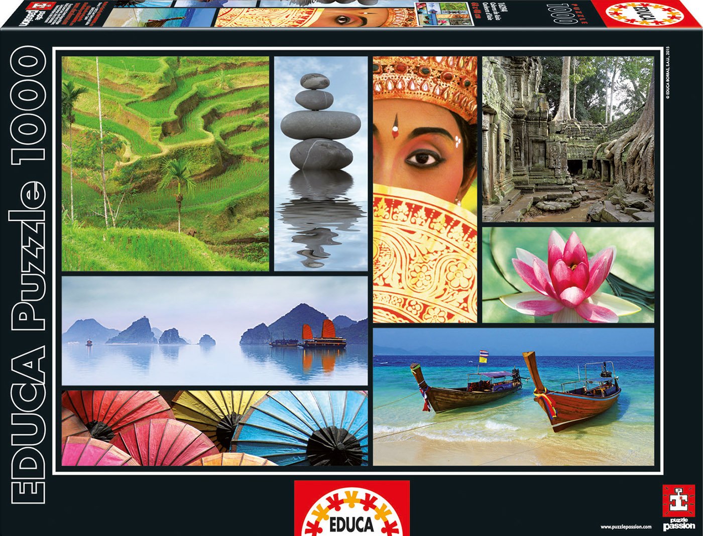 educa-16294-colours-of-asia-1000-teile-puzzle-collage image 1