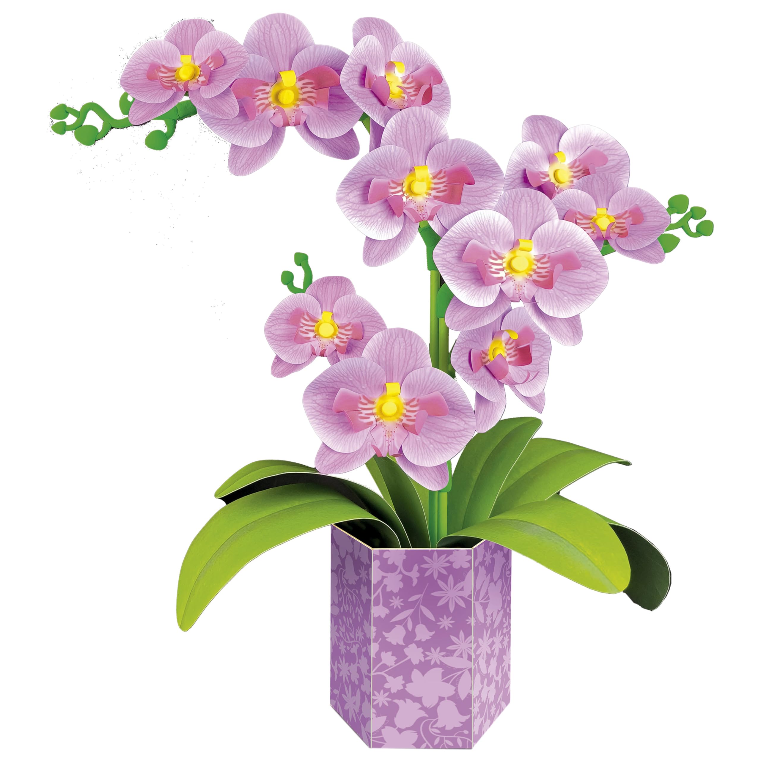 educa-floral-art-orchideen-bastelset-papierblumen-ab-14-j image 2