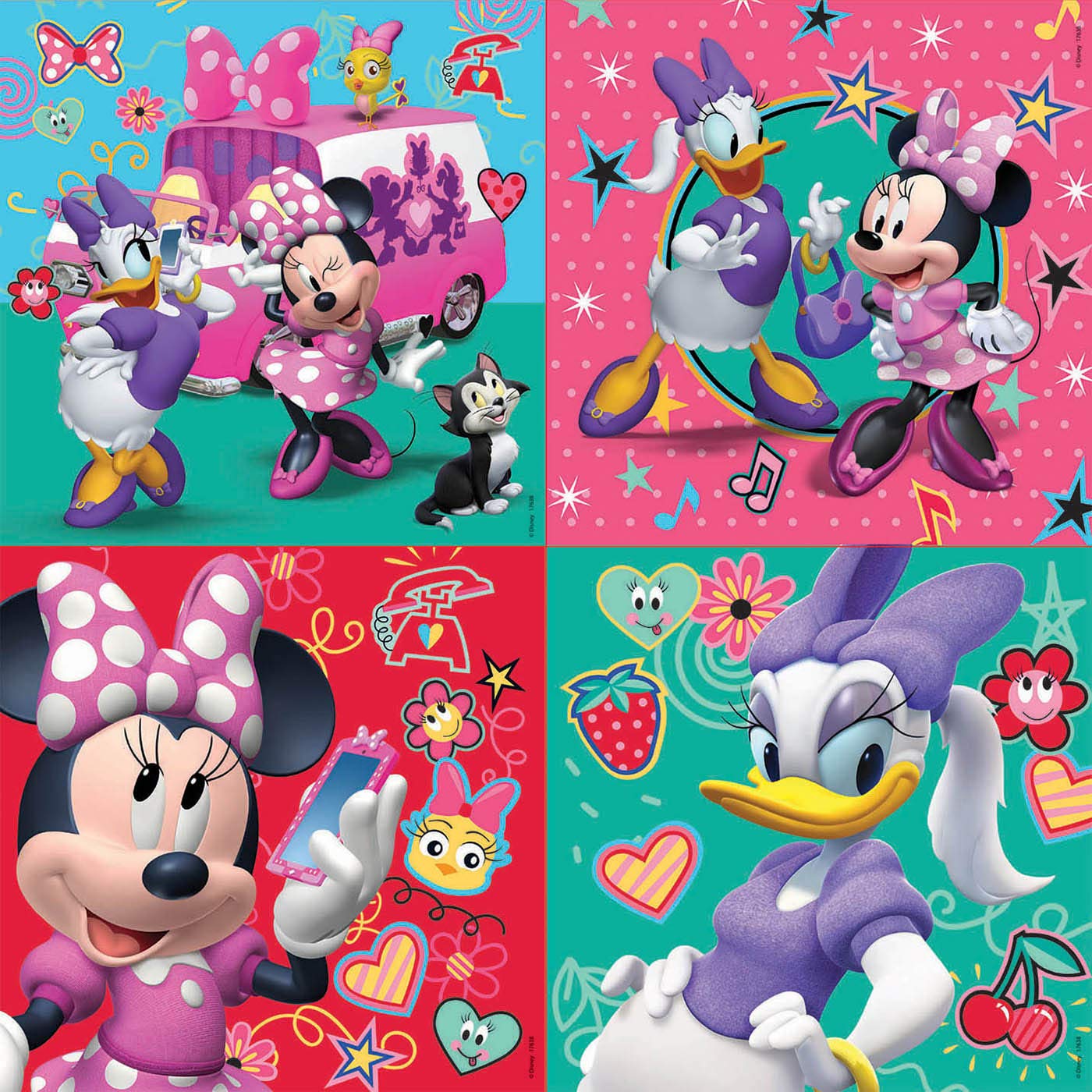 educa-minnie-happy-helpers-koffer-kinderpuzzle-4in1-ab-3-jahren image 2