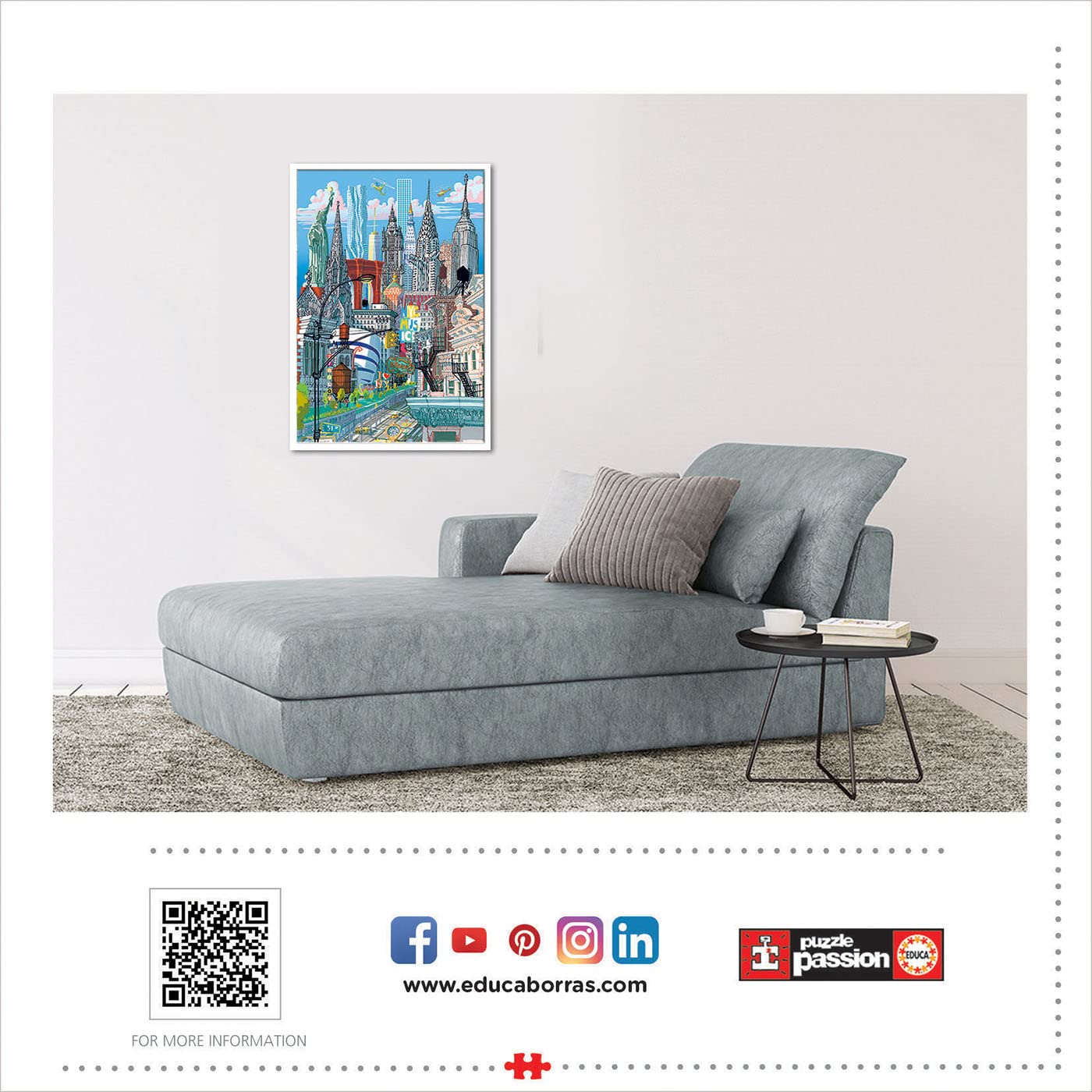 educa-19265-new-york-puzzle-1000-teile-city-68x48 image 4