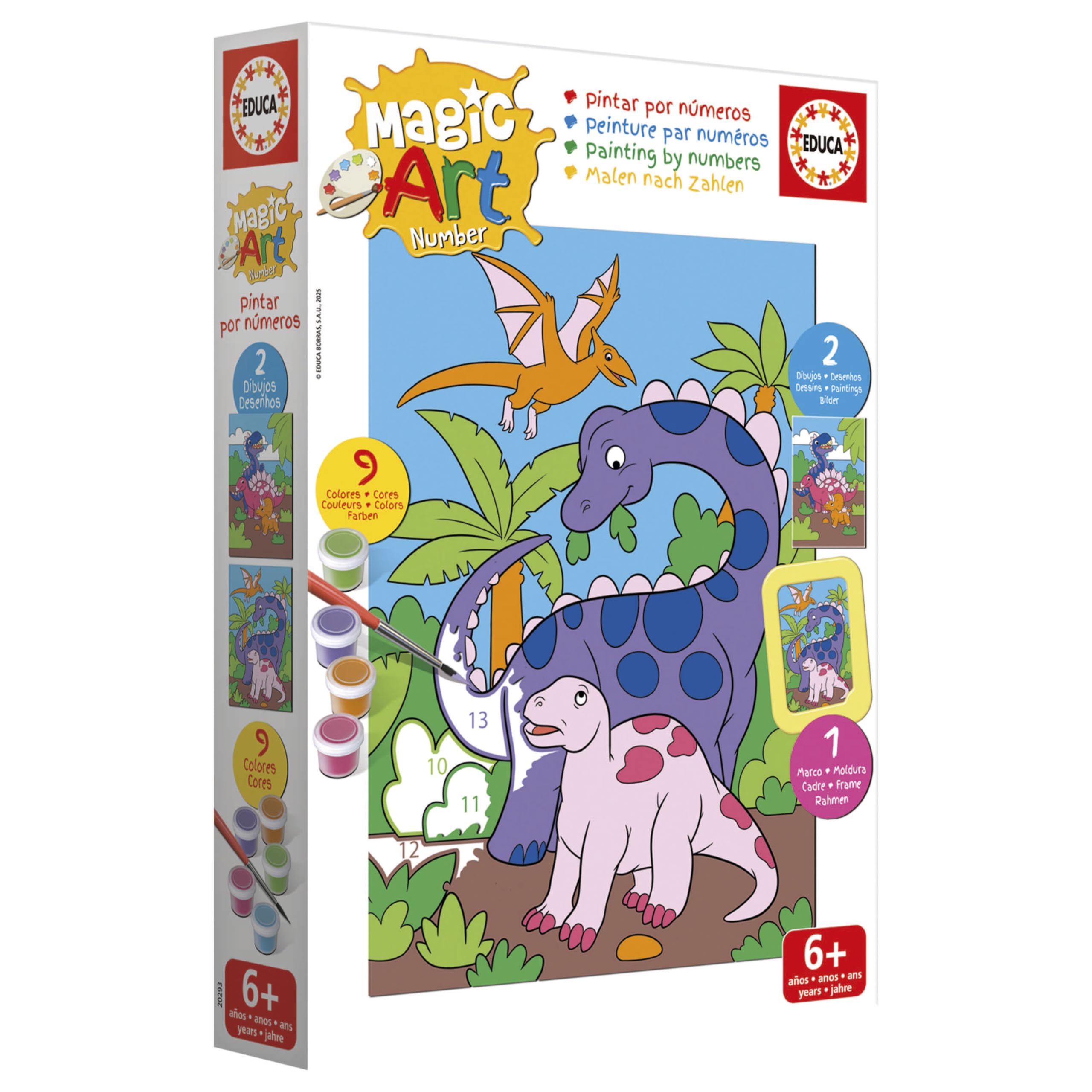 educa-magic-art-number-dinosaurier-malen-nach-zahlen-ab-6-j image 3