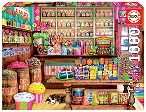 educa-the-candy-shop-17104-puzzle-1000-teile-s-warenladen image 8