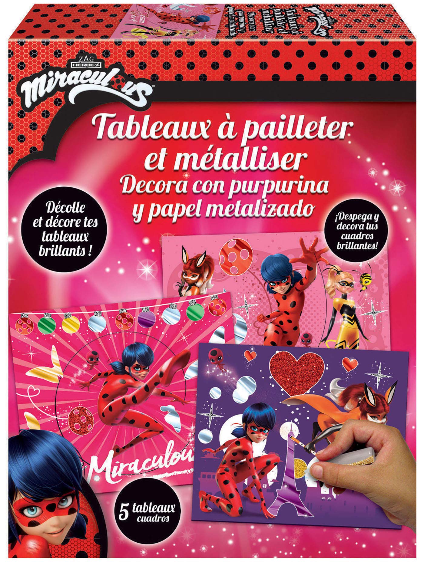 educa-18928-miraculous-ladybug-glitzerbilder-bastelset-ab-7 image 1