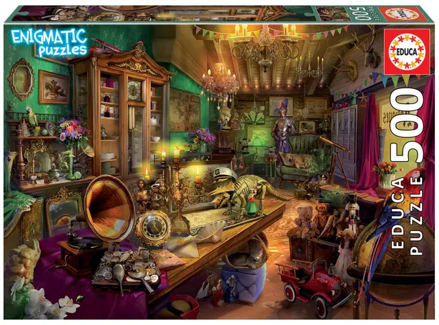 educa-18480-antiquit-tenladen-puzzle-500-teile-wimmelbild image 1