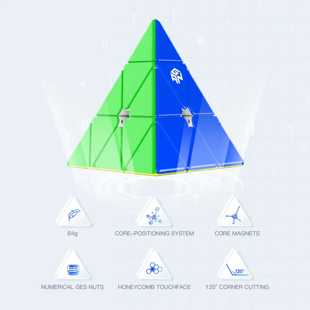 gan-pyraminx-m-speed-cube-magnetisch-64-g-pyramide image 6