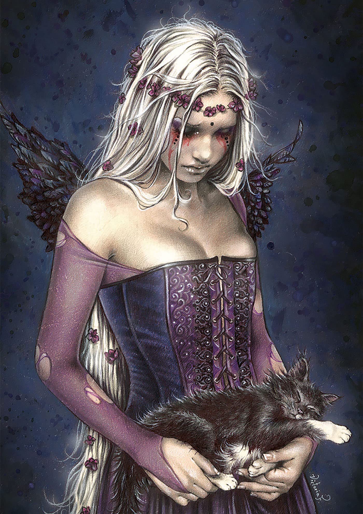educa-angel-of-death-19027-puzzle-1000-teile-gothic image 2