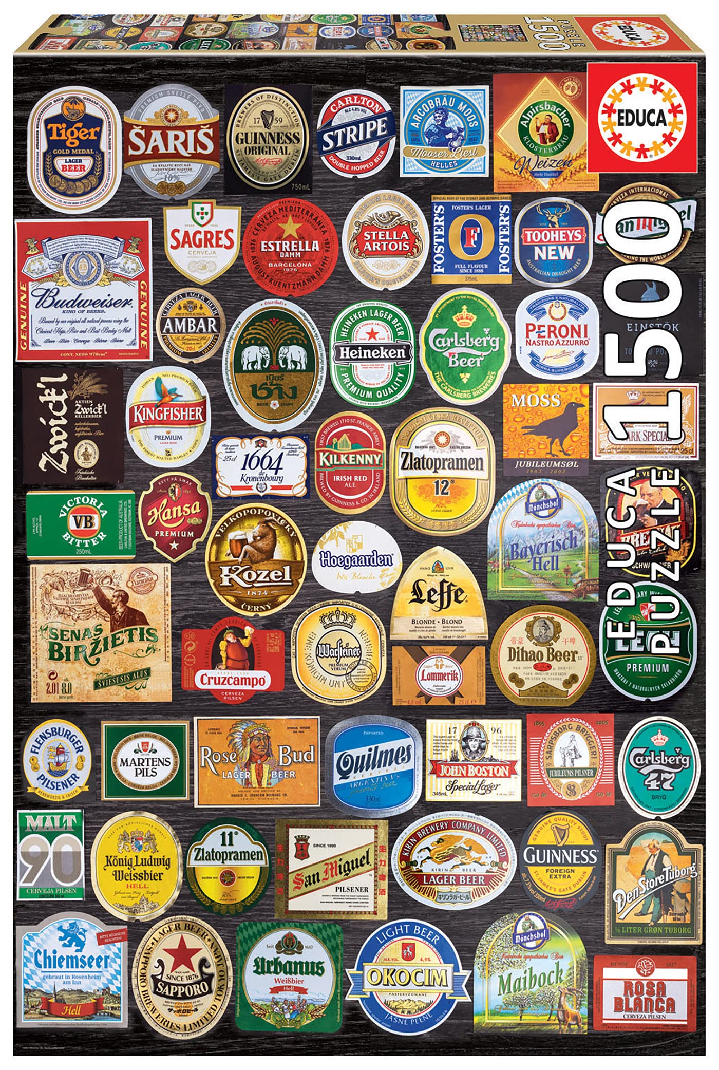 educa-welt-der-biere-puzzle-1500-teile-85x60-cm image 1