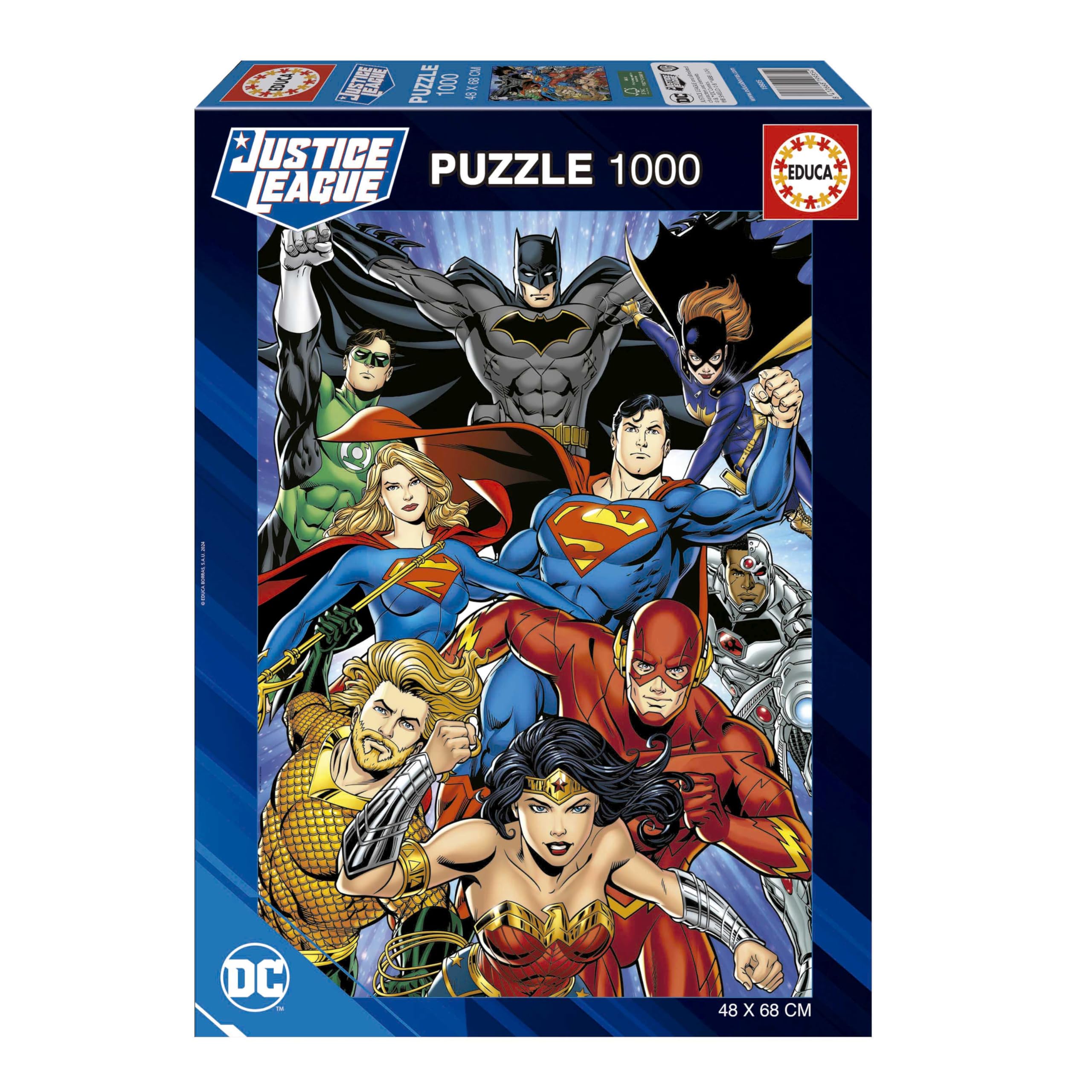 educa-justice-league-19935-puzzle-1000-teile-ab-14-jahren image 1