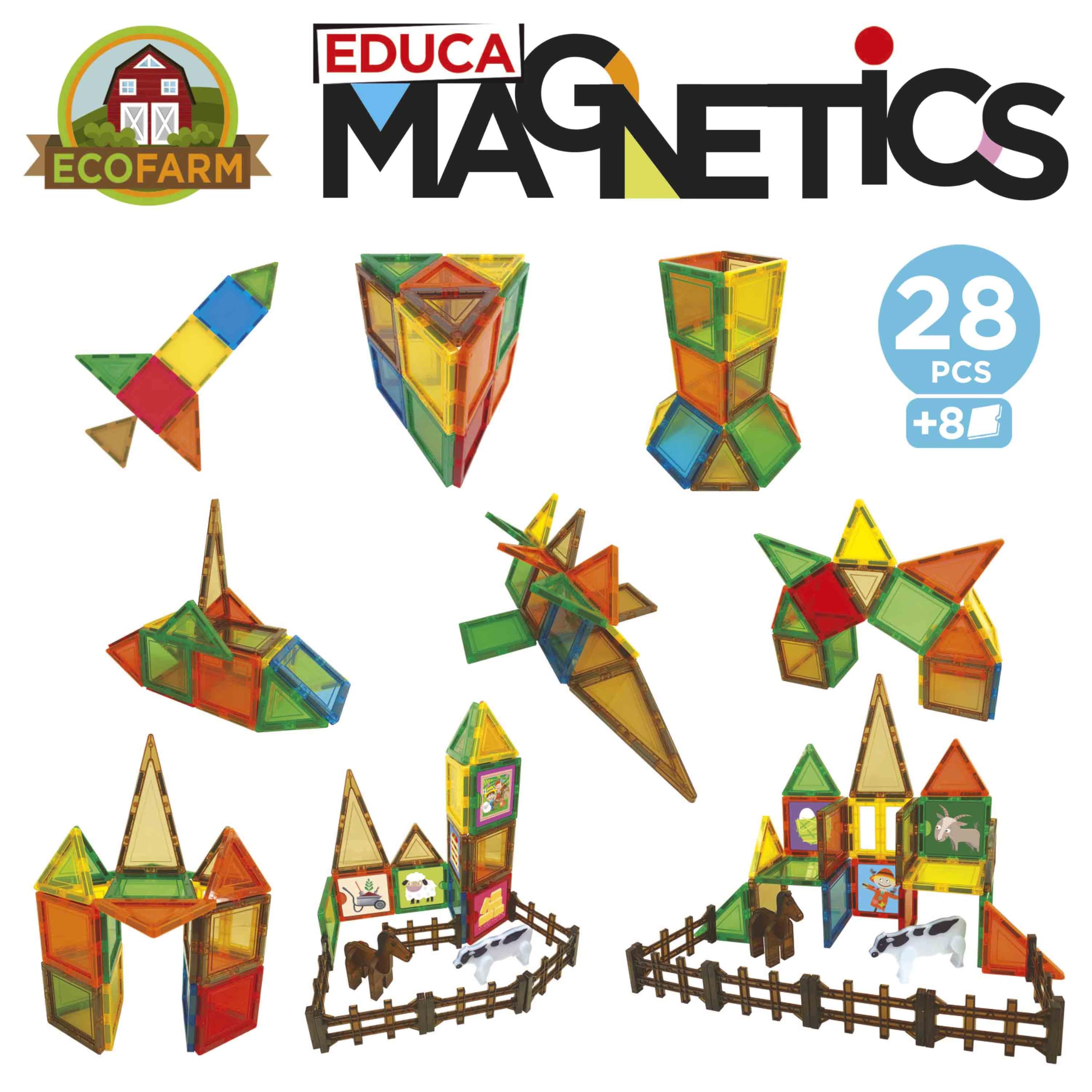 educa-magnetics-ecofarm-magnetbausteine-28-teile-ab-3-jahren image 4